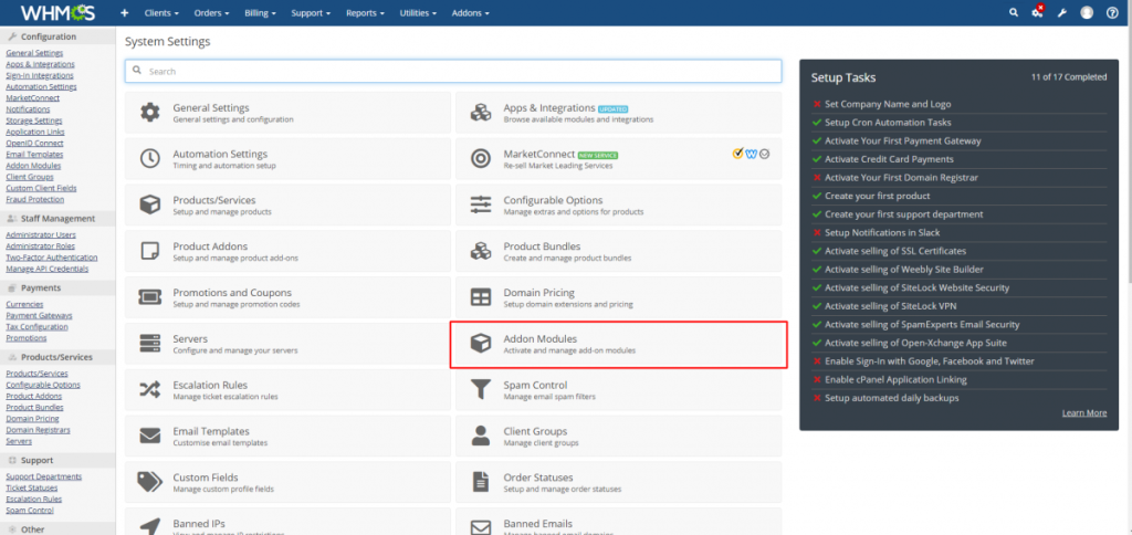 How to install HostX template