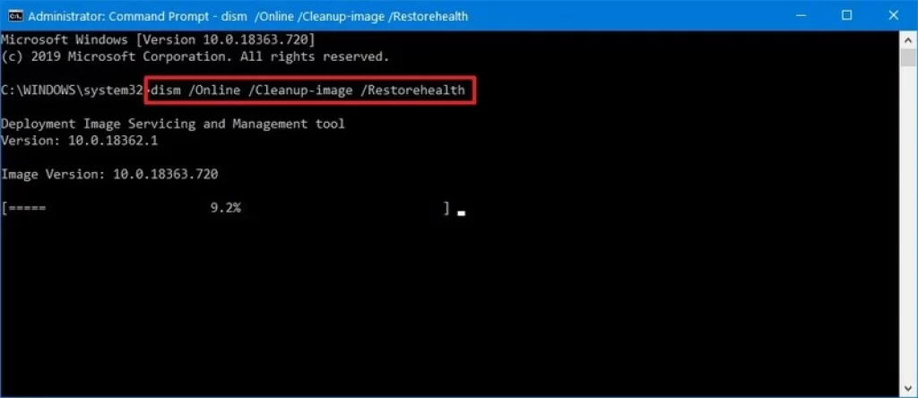 Dism Restorehealth Fix Windows 10 Files
