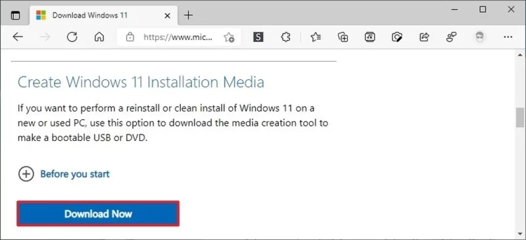 Download Mct Windows 11