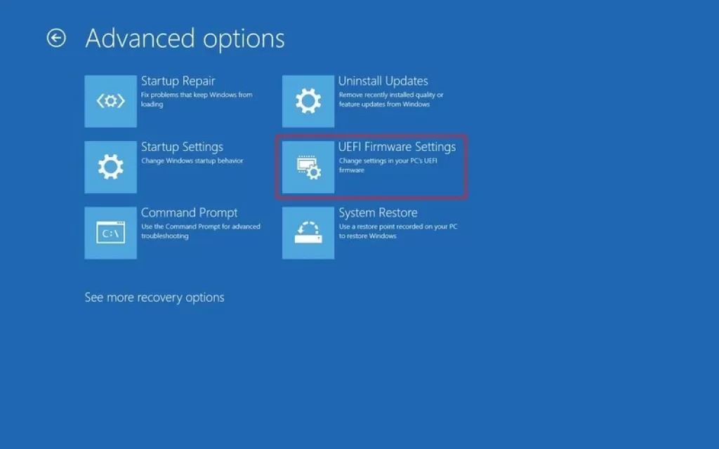Windows 10 Uefi Firmware Settings