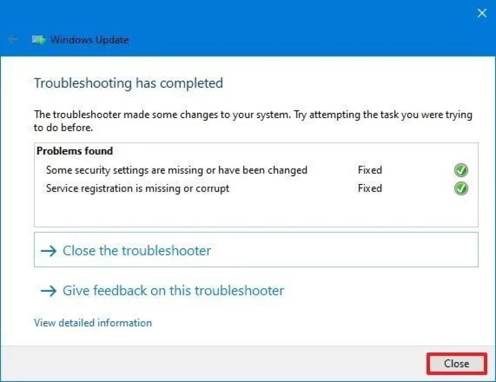 Windows Update Troubleshoot Fixes