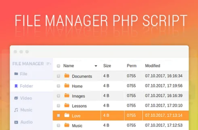 PHP File Manager