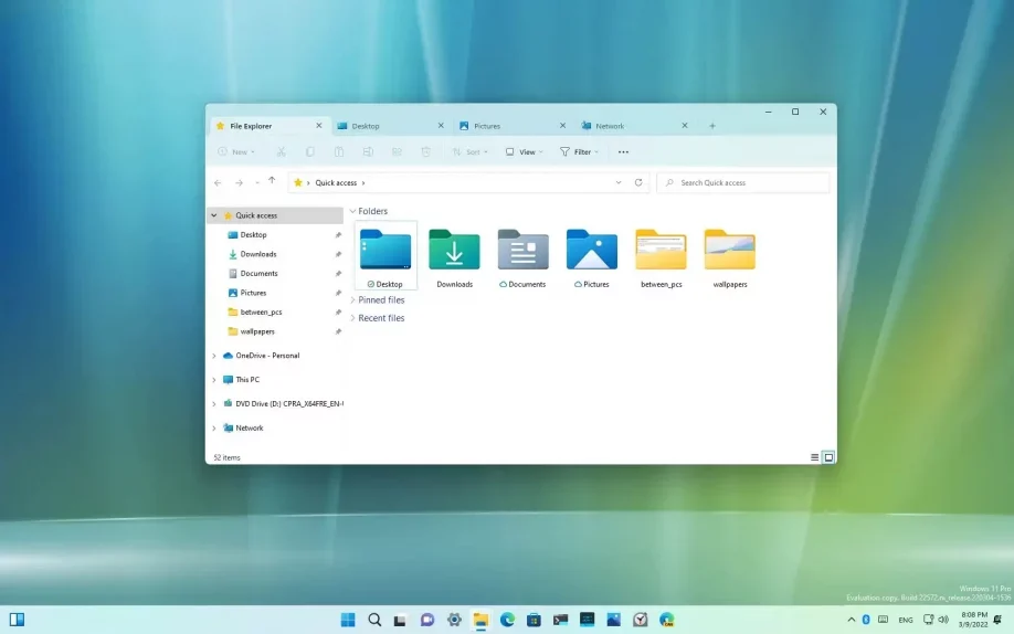 How to enable tabs for File Explorer on Windows 11