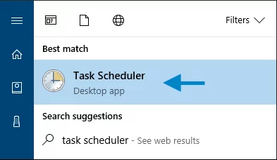 Navigate to Task Scheduler