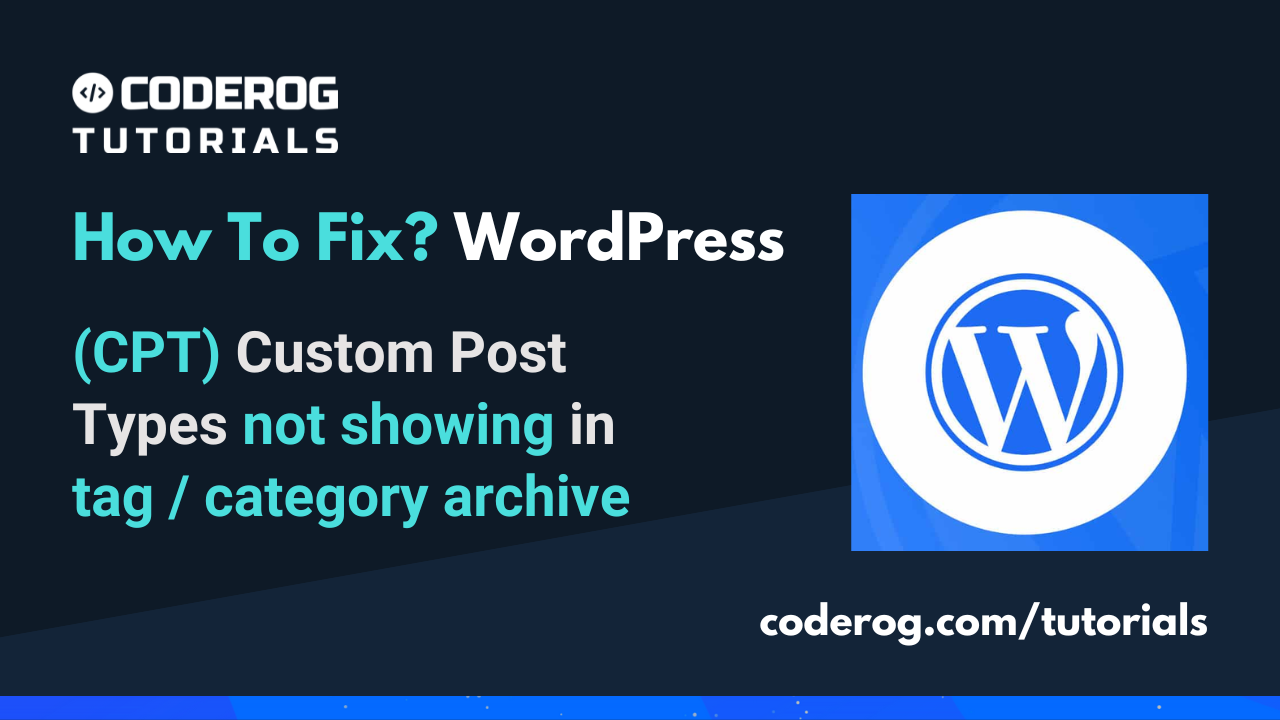 how to fix custom post type not showing in tag archive